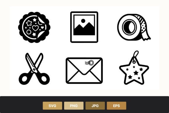 Craft Tools Icons Black White: A Designer’s Review