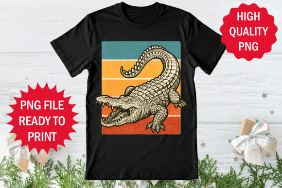 Funny Crocodile Retro Vintage Design: A Designer’s Review