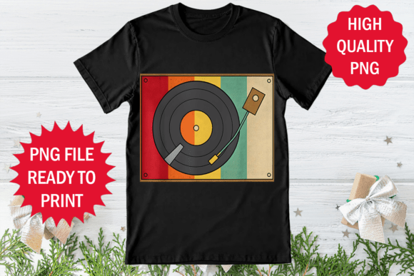 Retro Music Lover T-Shirt Design Review