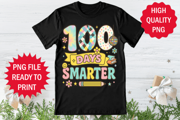 Review: 100 Days of School Smart Kids Design Png