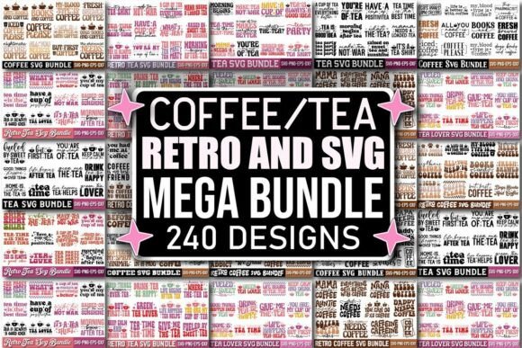 Review: Coffee and Tea Mega SVG Bundle for Embroidery