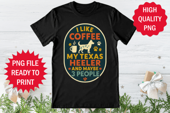 Review: I Like Coffee Dog and 3 People T-shirt