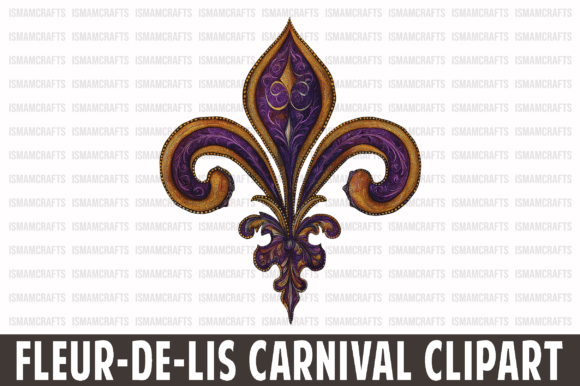 Reviewing Fleur-de-Lis Carnival Clipart PNG for Embroidery