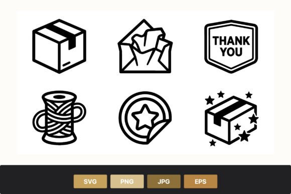 Reviewing the Package and Thread Vector Line Art Set