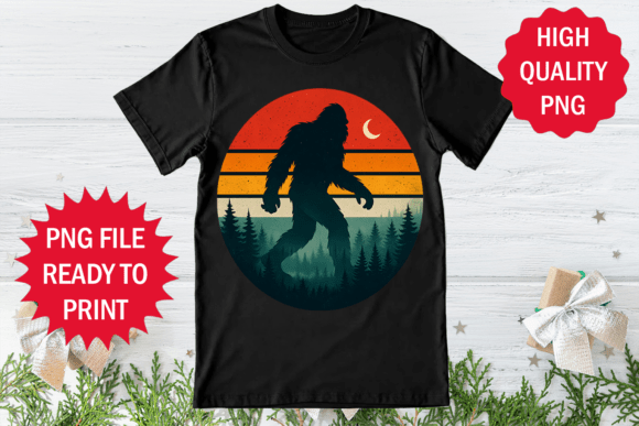 Reviewing the Retro Bigfoot Walking in Jungle Shirt Design