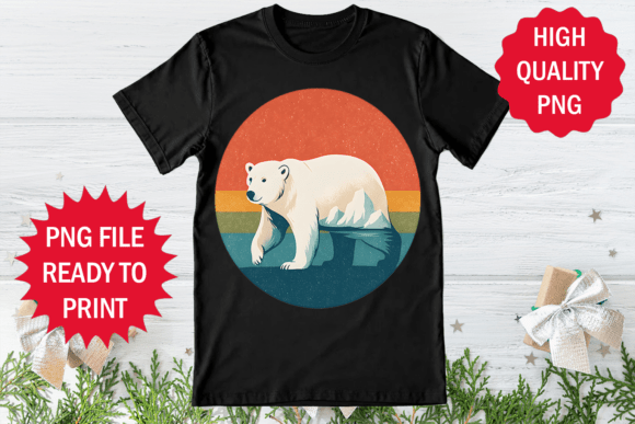 Reviewing the Retro Vintage Polar Bear Design Shirt
