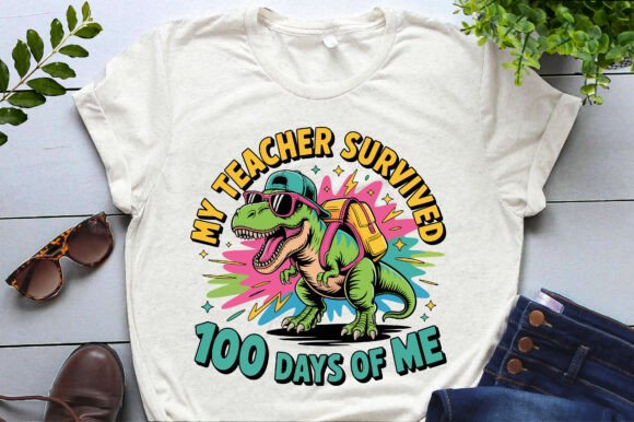 Reviewing the Teacher 100 Days Dino Design